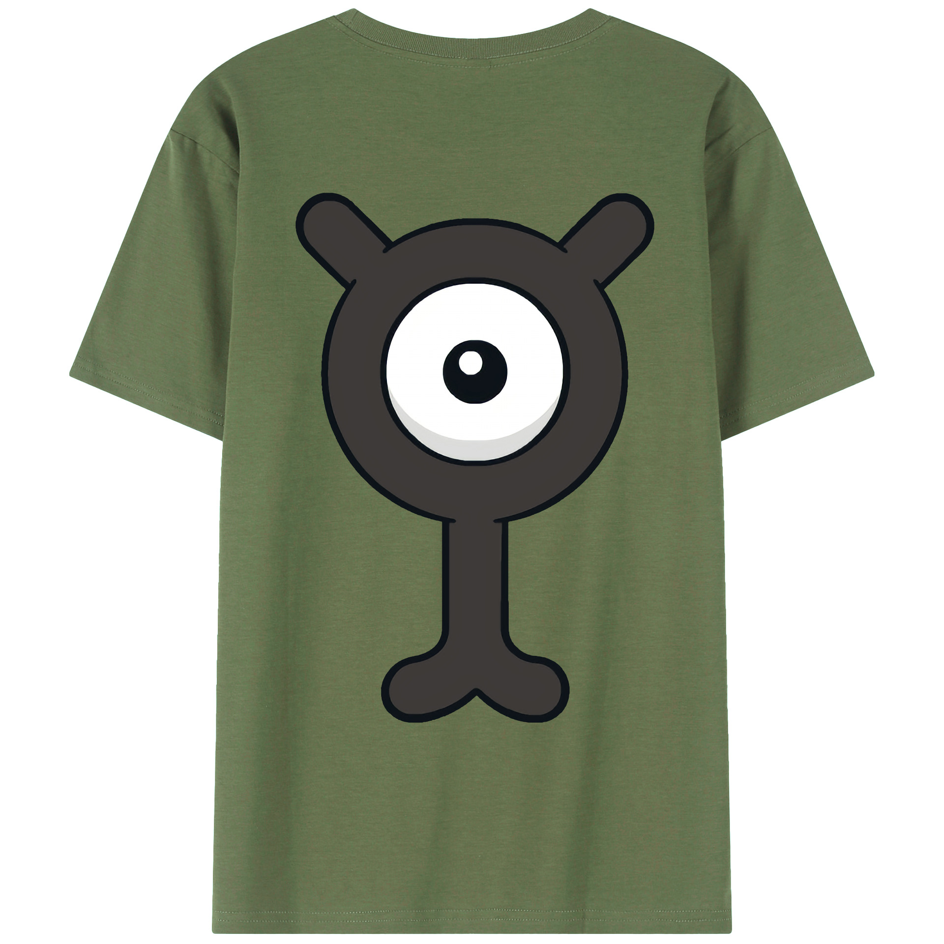 （画像用） ポケットモンスター Pokémon 綿100％ メンズ半袖Tシャツ（バックプリント） 通気性
